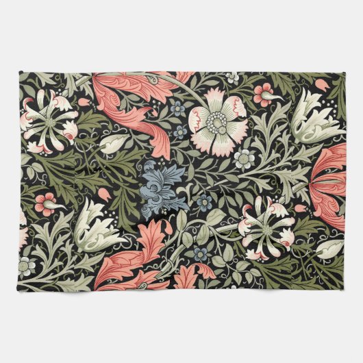 William Morris  Compton bloemmotief Theedoek (Horizontaal)