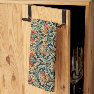 William Morris Compton Floral Art Nouveau Patroon Theedoek