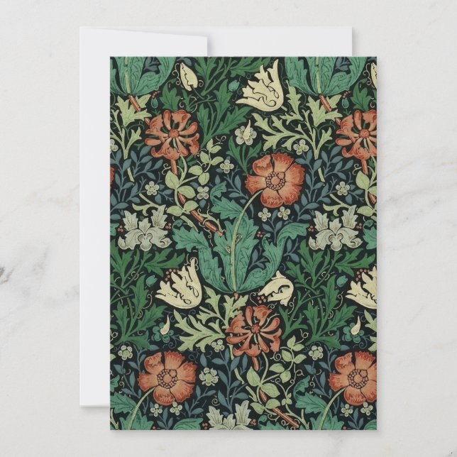 William Morris Compton Floral Art Nouveau Pattern (Voorkant)