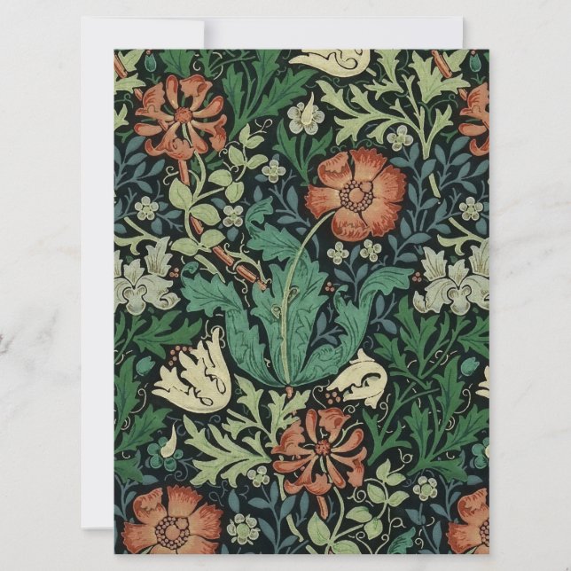 William Morris Compton Floral Art Nouveau Pattern (Voorkant)