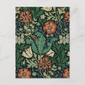 William Morris Compton Floral Art Nouveau Pattern Briefkaart (Voorkant)
