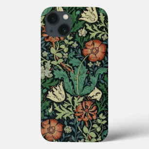William Morris Compton Floral Art Nouveau Pattern Case-Mate iPhone Case