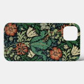 William Morris Compton Floral Art Nouveau Pattern Case-Mate iPhone Case (Achterkant (horizontaal))