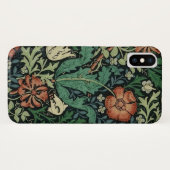 William Morris Compton Floral Art Nouveau Pattern Case-Mate iPhone Case (Achterkant (horizontaal))