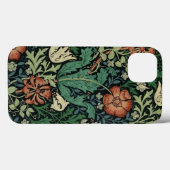 William Morris Compton Floral Art Nouveau Pattern Case-Mate iPhone Case (Achterkant (horizontaal))