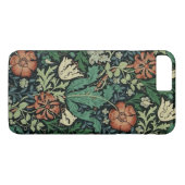 William Morris Compton Floral Art Nouveau Pattern Case-Mate iPhone Case (Achterkant (Horizontaal))