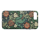 William Morris Compton Floral Art Nouveau Pattern Case-Mate iPhone Case (Achterkant (Horizontaal))