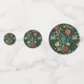 William Morris Compton Floral Art Nouveau Pattern Confetti (Voorkanten)