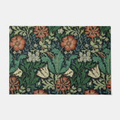 William Morris Compton Floral Art Nouveau Pattern Deurmat (Voorkant)
