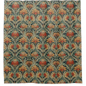 William Morris Compton Floral Art Nouveau Pattern Douchegordijn (Voorkant)