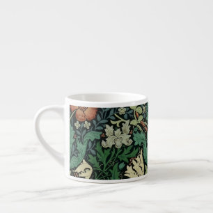 William Morris Compton Floral Art Nouveau Pattern Espresso Kop