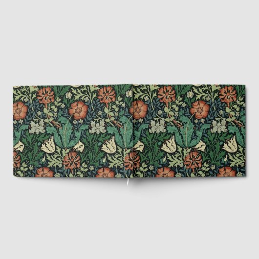 William Morris Compton Floral Art Nouveau Pattern Gastenboek (Volledig)