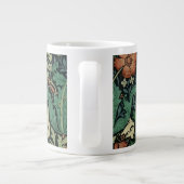 William Morris Compton Floral Art Nouveau Pattern Grote Koffiekop (Achterkant)