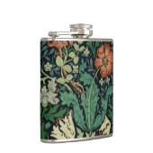 William Morris Compton Floral Art Nouveau Pattern Heupfles (Rechts)