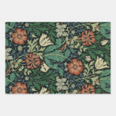 William Morris Compton Floral Art Nouveau Pattern Inpakpapier Vel (Voorkant)