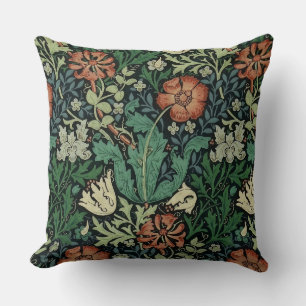 William Morris Compton Floral Art Nouveau Pattern Kussen