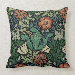 William Morris Compton Floral Art Nouveau Pattern Kussen