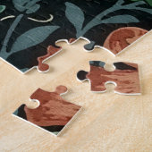 William Morris Compton Floral Art Nouveau Pattern Legpuzzel (Zijkant)