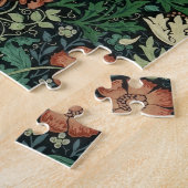 William Morris Compton Floral Art Nouveau Pattern Legpuzzel (Zijkant)