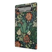 William Morris Compton Floral Art Nouveau Pattern Mini Klembord (Angled2)