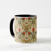 William Morris Compton Floral Art Nouveau Pattern Mok (Voorkant links)