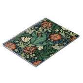 William Morris Compton Floral Art Nouveau Pattern Notitieboek (Linkerzijde)