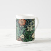 William Morris Compton Floral Art Nouveau Pattern Porselein Kop (Voorkant rechts)