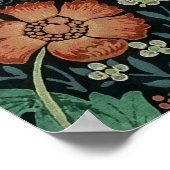 William Morris Compton Floral Art Nouveau Pattern Poster (Hoek)