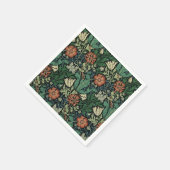 William Morris Compton Floral Art Nouveau Pattern Servet (Hoek)
