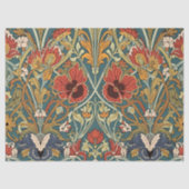 William Morris Compton Floral Art Nouveau Pattern Tissuepapier (Voorkant)