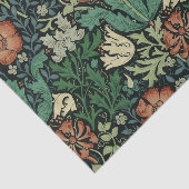 William Morris Compton Floral Art Nouveau Pattern Tissuepapier (Detail)