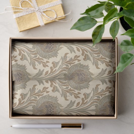 William Morris Compton Floral Art Nouveau Pattern Tissuepapier (Geschenk)