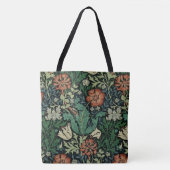 William Morris Compton Floral Art Nouveau Pattern Tote Bag (Voorkant)