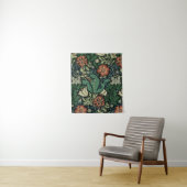 William Morris Compton Floral Art Nouveau Pattern Wandkleed (In situ)