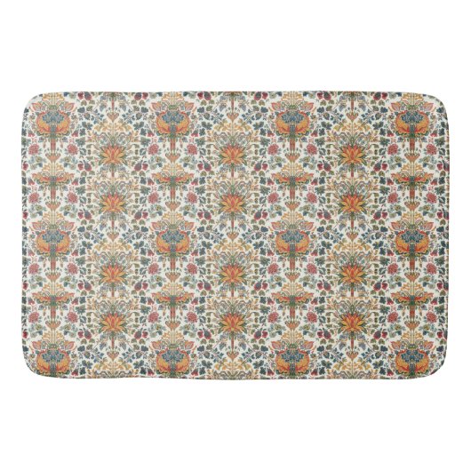 William Morris Compton Florale Art Nouveau Patroon Badmat (Voorkant)