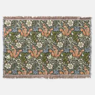 William Morris Compton Florale Art Nouveau Patroon Deken