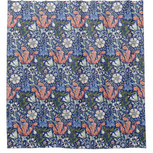 William Morris Compton Florale Art Nouveau Patroon Douchegordijn
