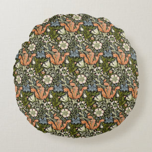 William Morris Compton Florale Art Nouveau Patroon Rond Kussen