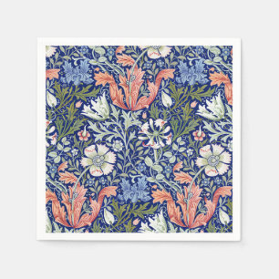 William Morris Compton Florale Art Nouveau Patroon Servet