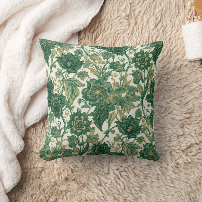 William Morris Compton groen Art Nouveau Kussen (Deken)