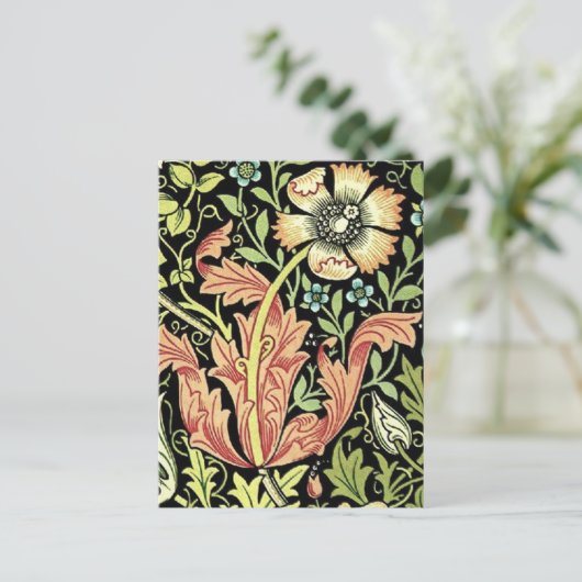 William Morris Compton Wallpaper Classic Briefkaart (Staand voorkant)