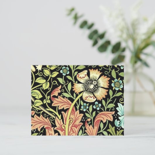 William Morris Compton Wallpaper Classic Briefkaart (Staand voorkant)