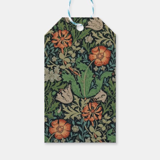 William Morris Compton Wallpaper Classic Cadeaulabel (Voorkant)