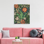 William Morris Compton Wallpaper Classic Canvas Afdruk (Insitu (Woonkamer))