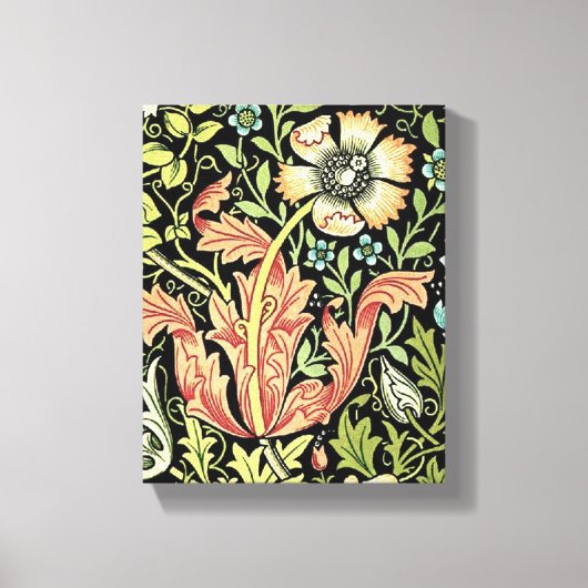 William Morris Compton Wallpaper Classic Canvas Afdruk (Voorkant)