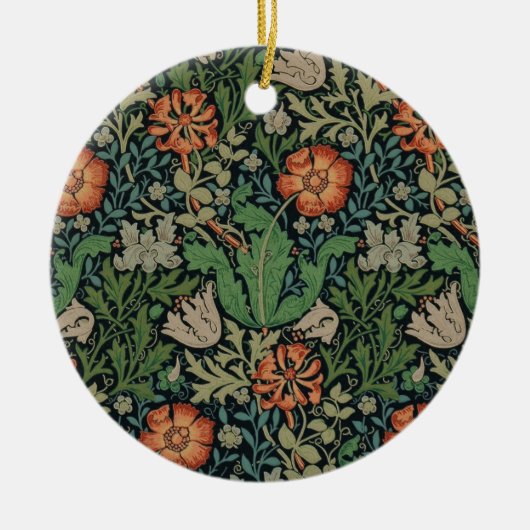 William Morris Compton Wallpaper Classic Keramisch Ornament (Voorkant)