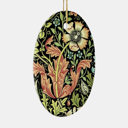 William Morris Compton Wallpaper Classic Keramisch Ornament (Rechts)