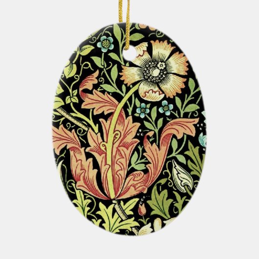 William Morris Compton Wallpaper Classic Keramisch Ornament (Achterkant)