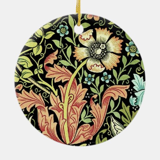 William Morris Compton Wallpaper Classic Keramisch Ornament (Achterkant)