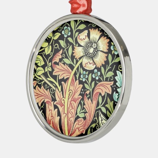 William Morris Compton Wallpaper Classic Metalen Ornament (Links)